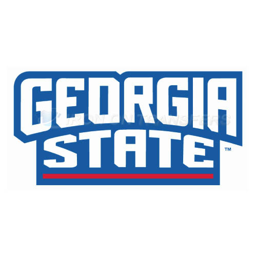 Georgia State Panthers Logo T-shirts Iron On Transfers N4490 - Click Image to Close